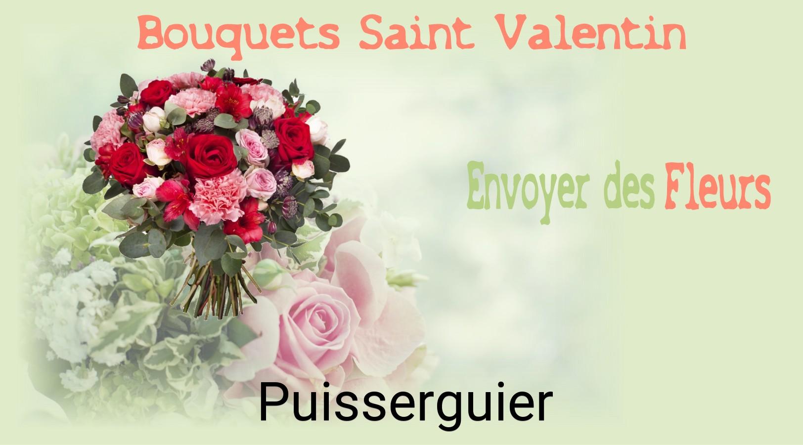Roses de Saint-Valentin livrées à Puisserguier